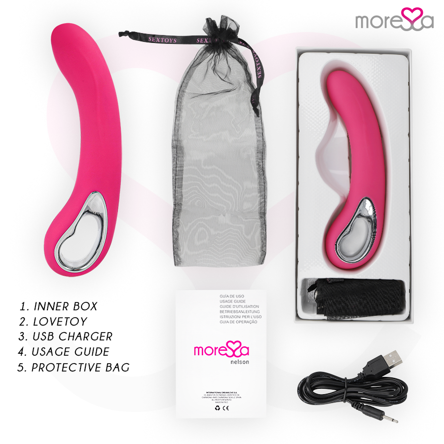 MORESSA - NELSON RECARGABLE DE SILICONA PREMIUM