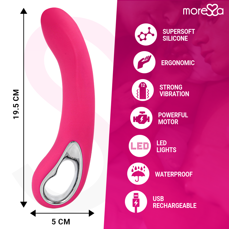 MORESSA - NELSON RECARGABLE DE SILICONA PREMIUM