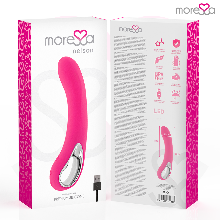 MORESSA - NELSON RECARGABLE DE SILICONA PREMIUM