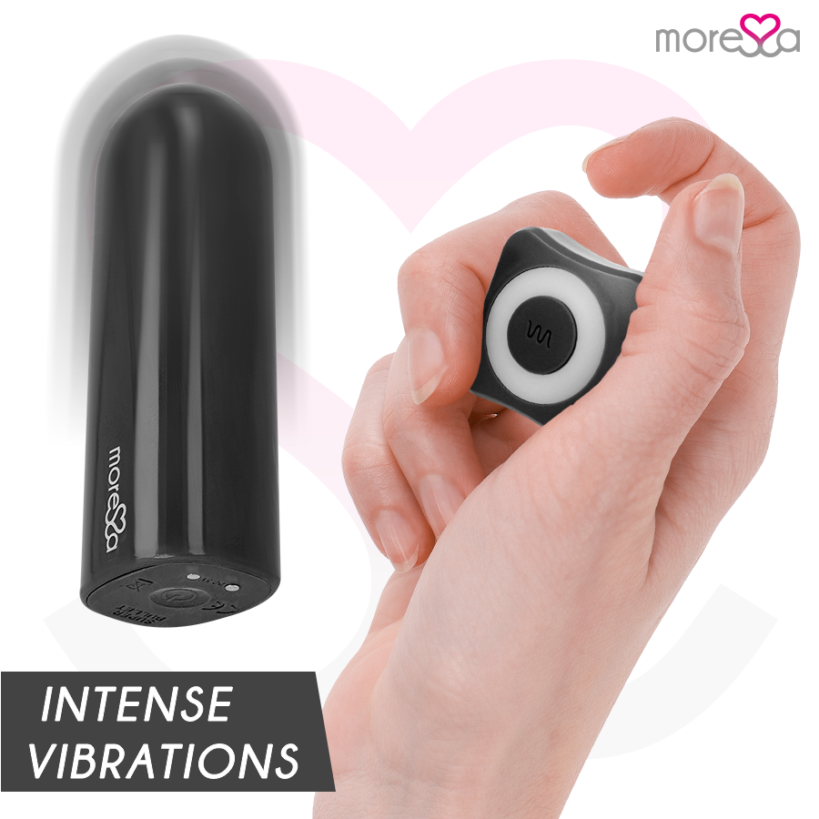 MORESSA - VIBRADOR DE CONTROL REMOTO NEGRO NIX