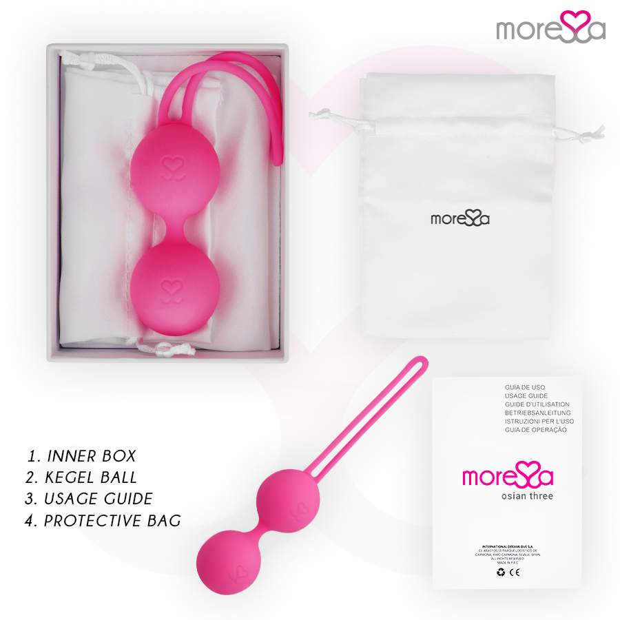 MORESSA - OSIAN TRES SILICONA ROSA PREMIUM