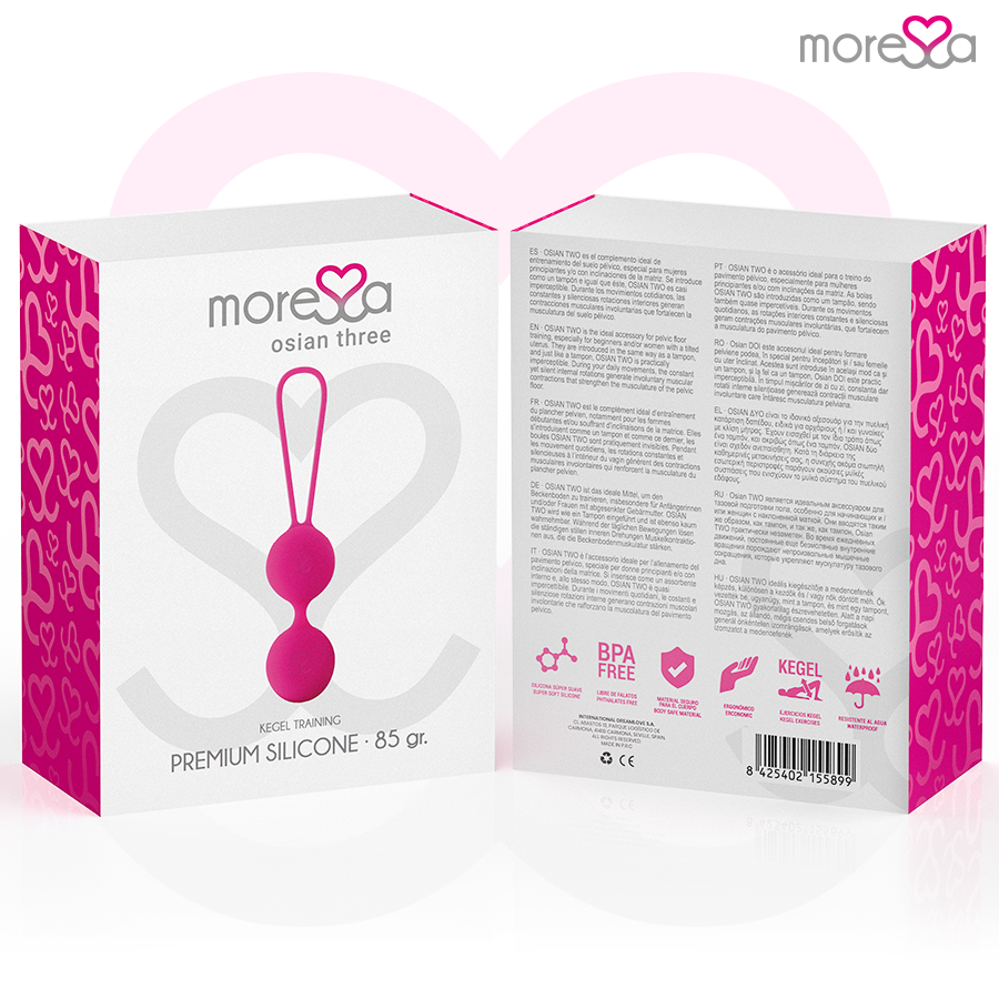 MORESSA - OSIAN TRES SILICONA ROSA PREMIUM
