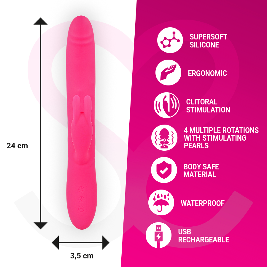 MORESSA - VIBRADOR MULTIRROTACIÓN SOMER PREMIUM