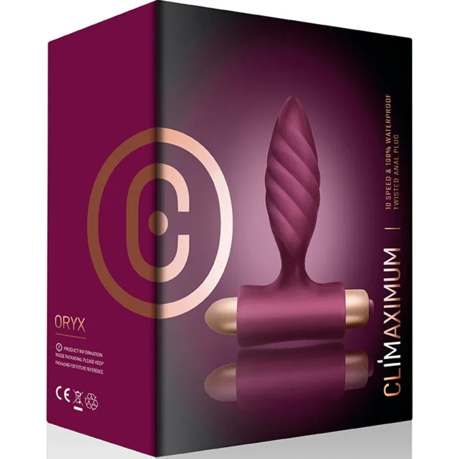 Climaximum – Plug Anal Torsadé Oryx
