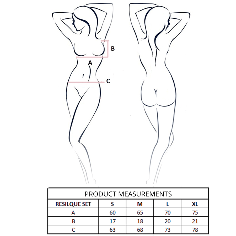 Ensemble soutien-gorge + string resilque blanc – Passion