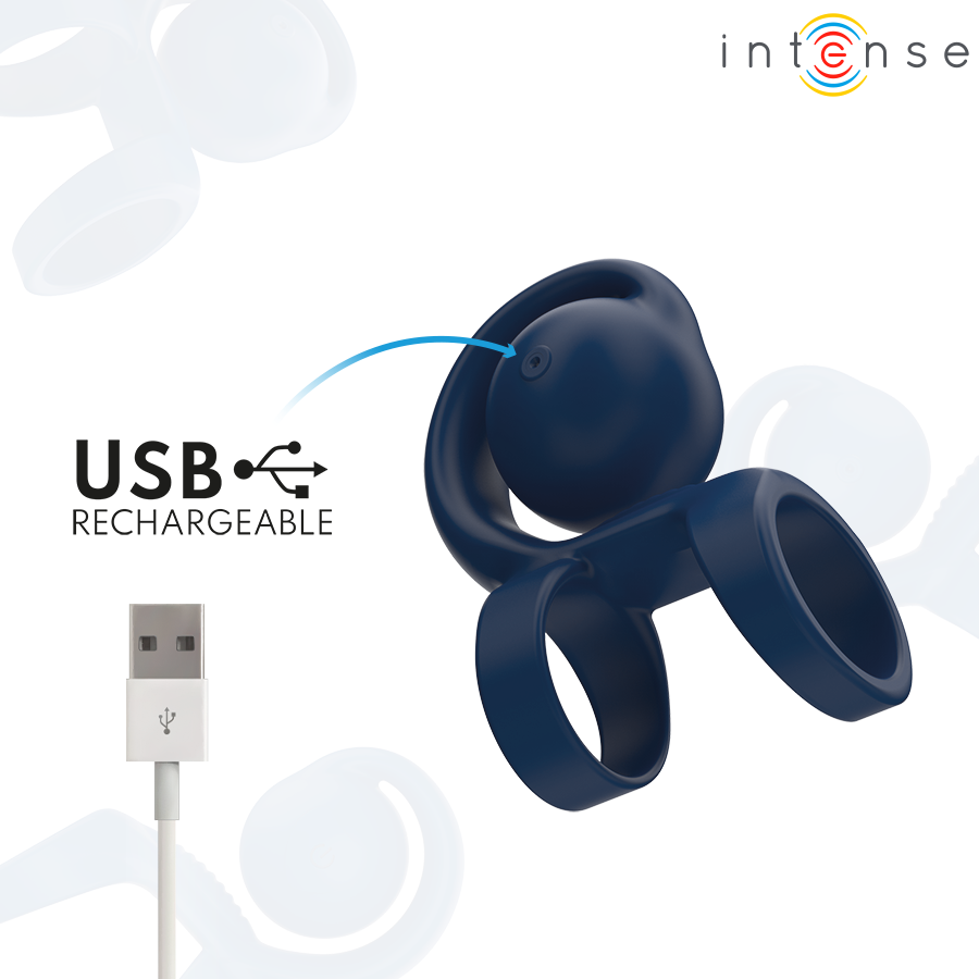 Vibrateur tyson cock ring avec boule vibrante ø 3,2 cm – Intense