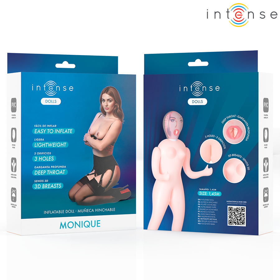 Masturbateur poupée gonflable monique à trois orifices – Intense Dolls
