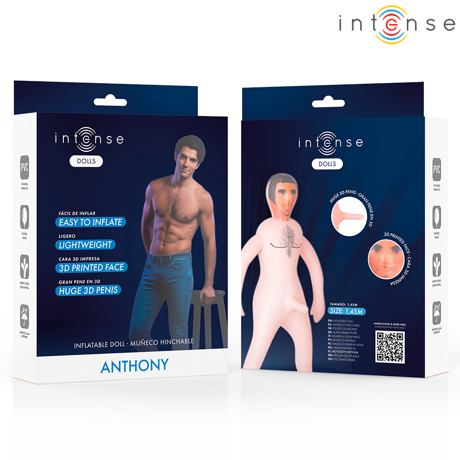 Masturbateur poupée gonflable anthony avec pénis 3d – Intense Dolls