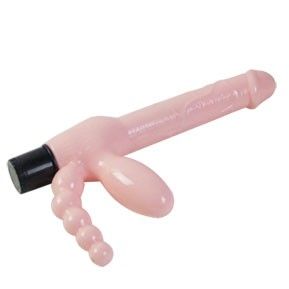 DANCE - HARNAIS SANS CORDE TPR AVEC VIBRATION ET STIMULATION ANAL 25.4 CM