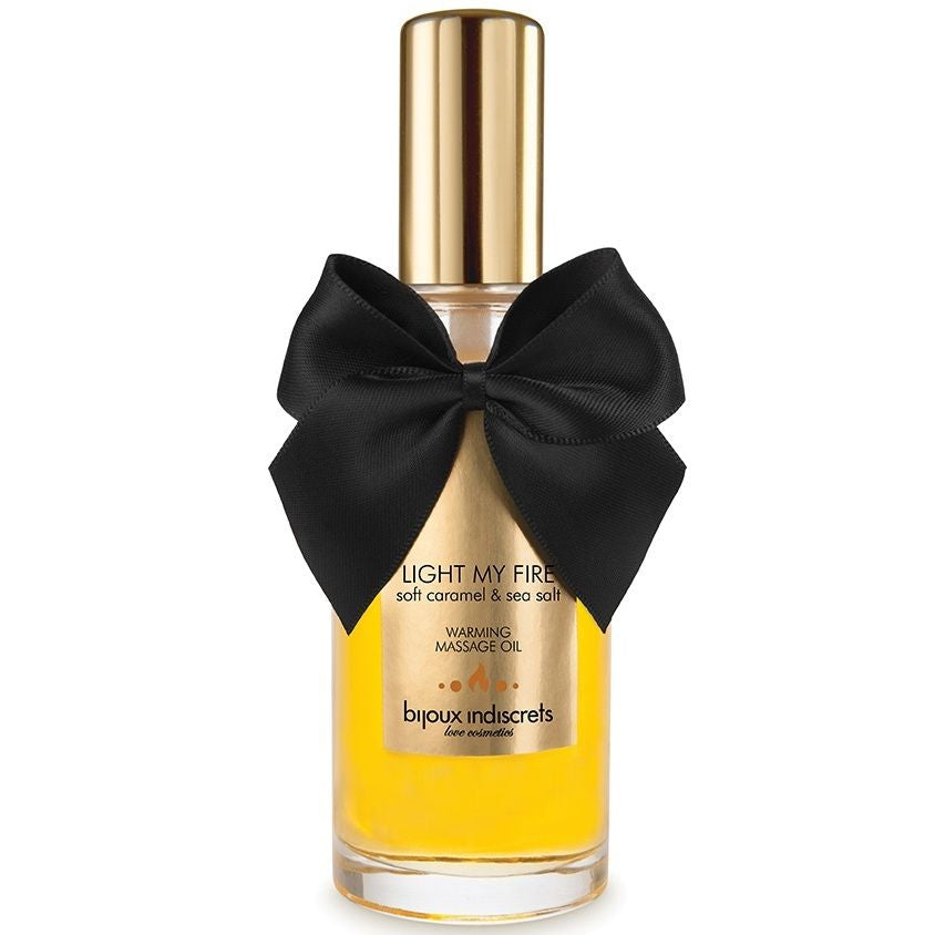 BIJOUX - HEAT EFFECT MASSAGE OIL WITH CARAMEL FLAVOR
