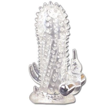 BAILE - EXTENSIÓN DE PENE CON VIBRADOR BRAVE MAN RABBIT
