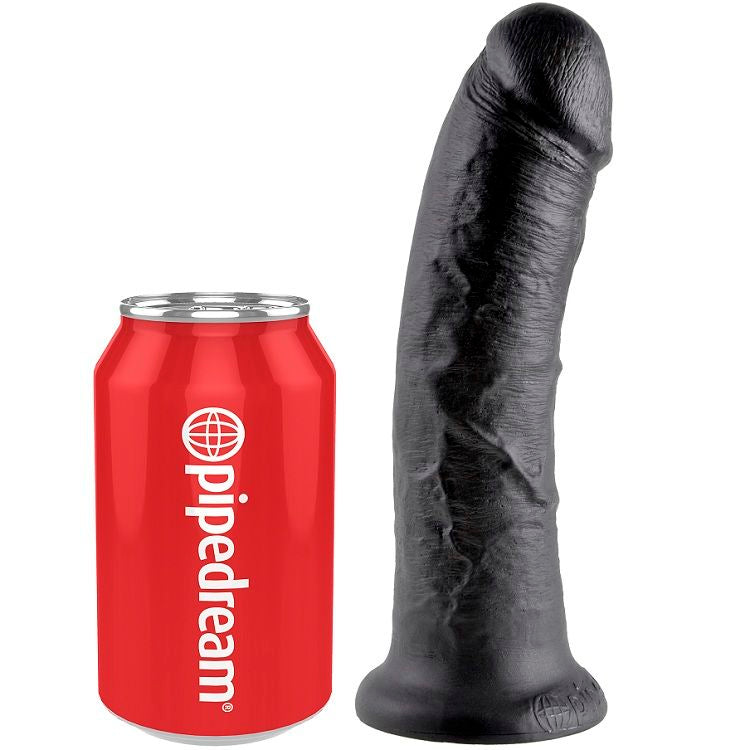 KING COCK - 8 DILDOS NEGROS 20,3 CM