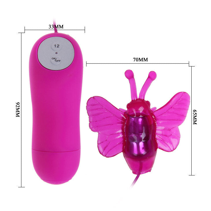 BAILE - VIBRADOR ESTIMULADOR MARIPOSA SECRETO LINDO 12V
