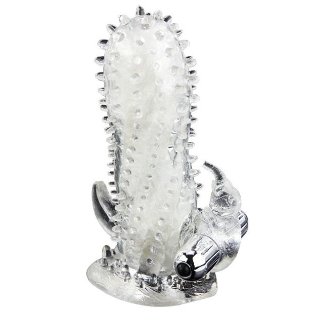 BAILE - EXTENSIÓN DE PENE CON VIBRADOR BRAVE MAN RABBIT