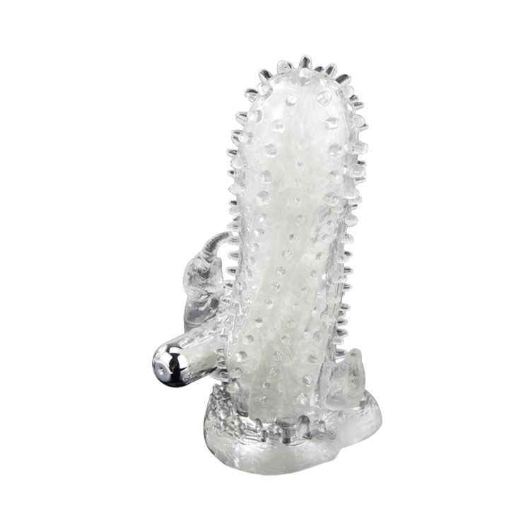 BAILE - EXTENSIÓN DE PENE CON VIBRADOR BRAVE MAN RABBIT