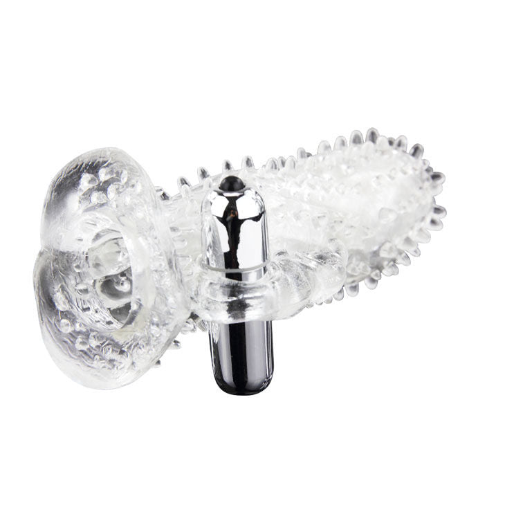 BAILE - EXTENSIÓN DE PENE CON VIBRADOR BRAVE MAN RABBIT
