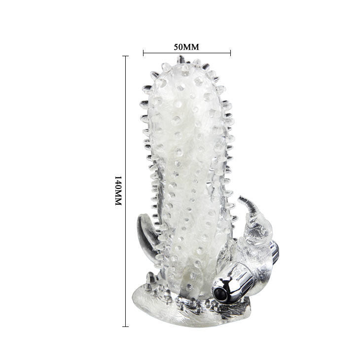 BAILE - EXTENSIÓN DE PENE CON VIBRADOR BRAVE MAN RABBIT
