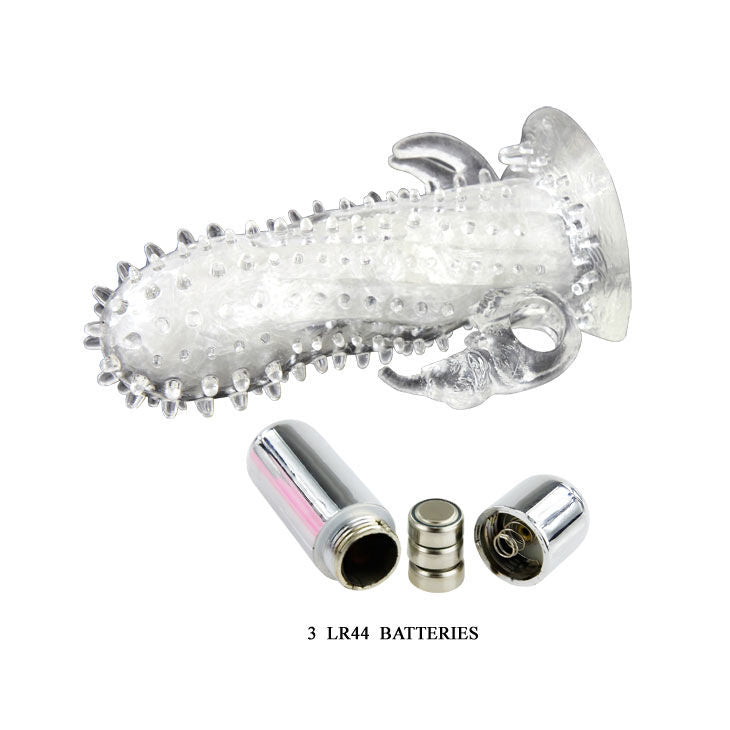 BAILE - EXTENSIÓN DE PENE CON VIBRADOR BRAVE MAN RABBIT
