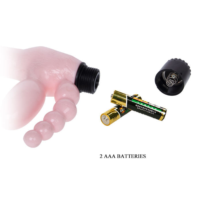 DANCE - HARNAIS SANS CORDE TPR AVEC VIBRATION ET STIMULATION ANAL 25.4 CM