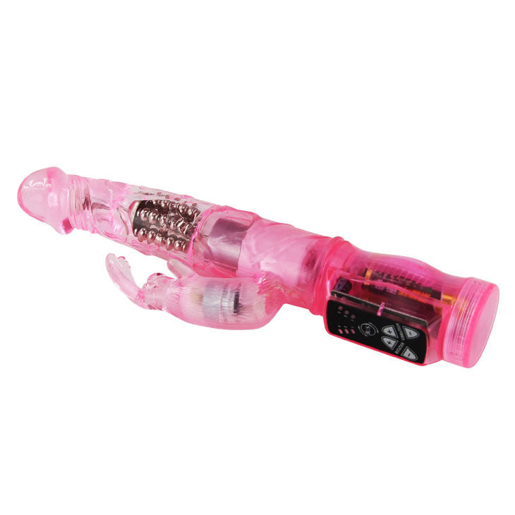 DANCE - MINI ROTATEUR LAPIN ROSE AVEC SUPERSTIMULATEUR