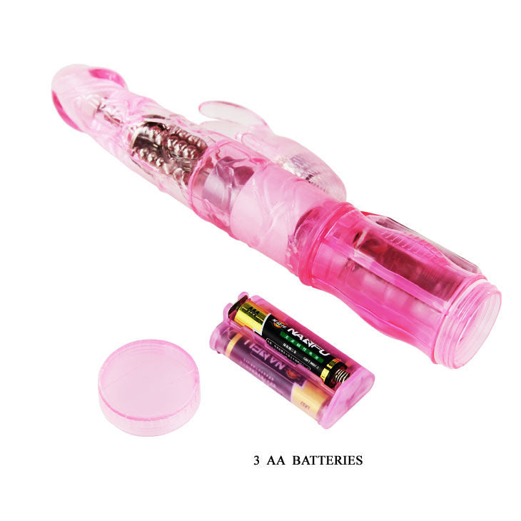 DANCE - MINI ROTATEUR LAPIN ROSE AVEC SUPERSTIMULATEUR