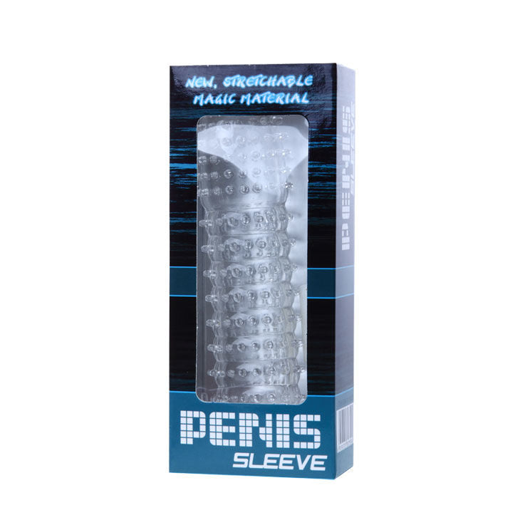 DANCE - PENIS SLEEVE WITH STIMULATING POINTS PURPLE 14 CM