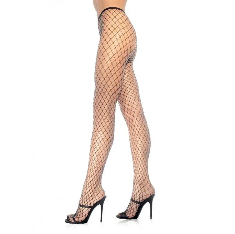 Leg Avenue – Culotte en Filet Noir Diamant