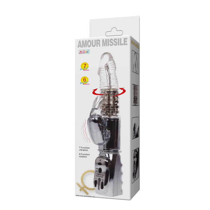 BAILE - MISIL ROTADOR TRANSPARENTE AMOR 26,5 CM