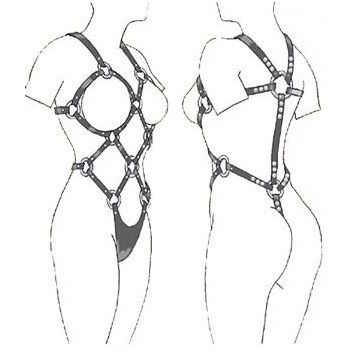 BODY DE CUERO - ESTILO MUJER