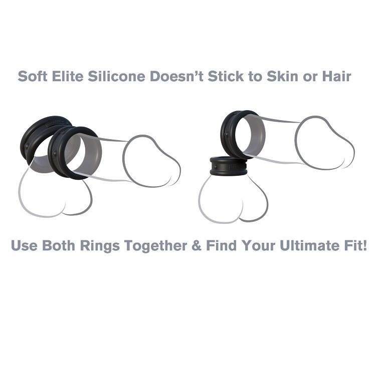 FANTASY C-RINGZ - BAGUES IN SILICONE MAX / LARGE
