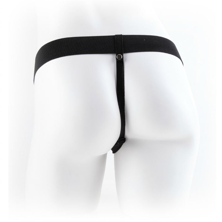 FETISH FANTASY SERIES - 9 HOLLOW BALL HARNESS MAN 22.9 CM BROWN