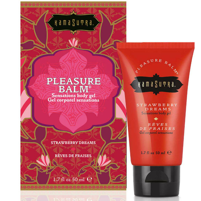 KAMASUTRA - BÁLSAMO ESTIMULANTE DEL PLACER SABOR A SUEÑOS DE FRESA 50ML