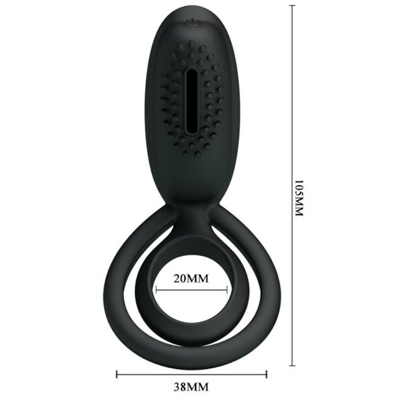 PRETTY LOVE - ANILLO VIBRADOR ESTHER CON ESTIMULADOR