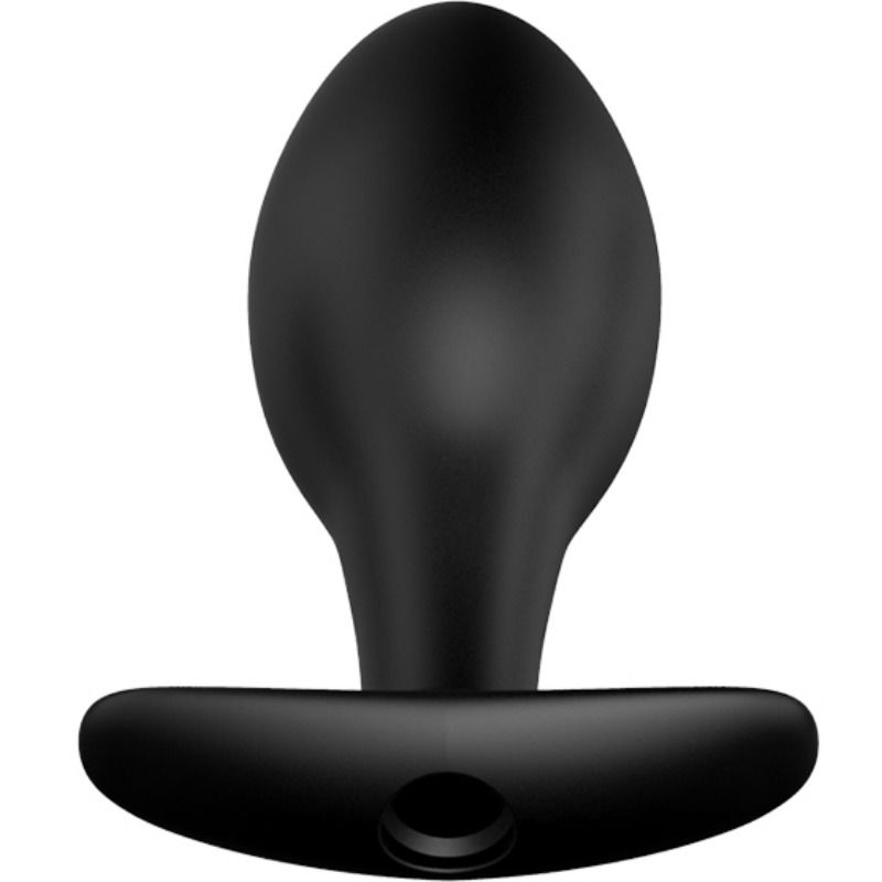 PRETTY LOVE - PLUG ANAL DE SILICONA CON FORMA DE ANCLA, 12 MODOS DE VIBRACIÓN, NEGRO