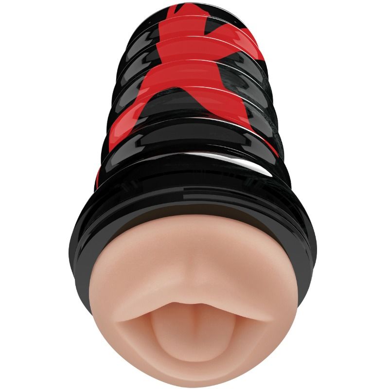 PDX ELITE - MASTURBADOR MASCULINO CON DISEÑO DE BOCA