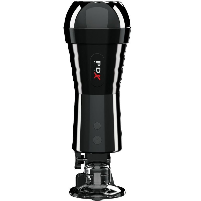 PDX ELITE - Vibrating masturbator with compression effect