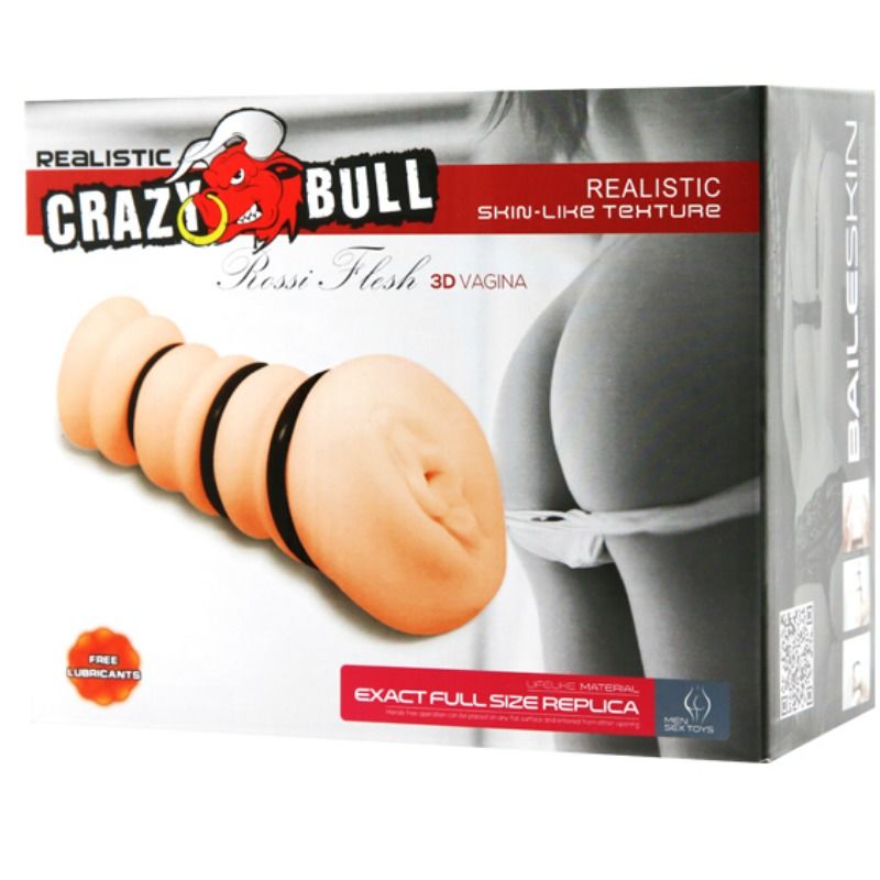 CRAZY BULL - AVEC ANNEAUX MODÈLE VAGIN 2 MASTURBADOR