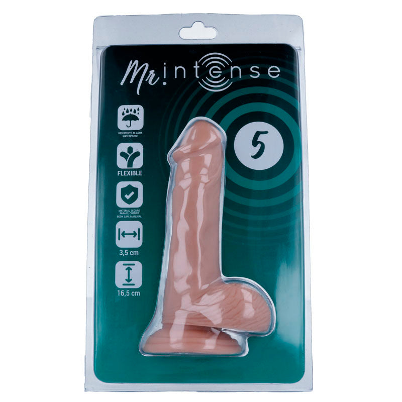 MR INTENSE - 5 PENES REALISTAS 16,5 CM -O- 3,5 CM