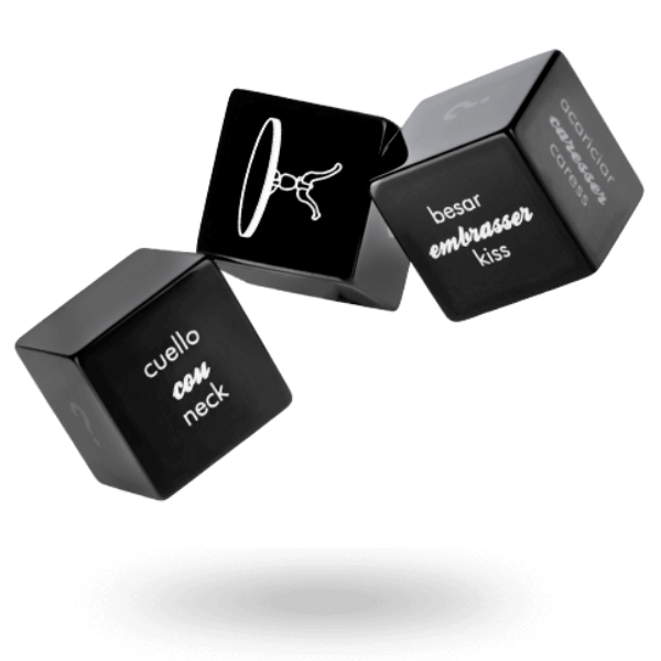 JOYERÍA - DADOS DE LA SUERTE DE LOS CARAMELOS DEL AMOR ES/EN/FR