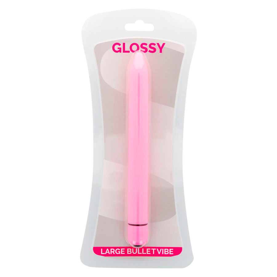 GLOSSY SLIM - VIBRATOR ROSE