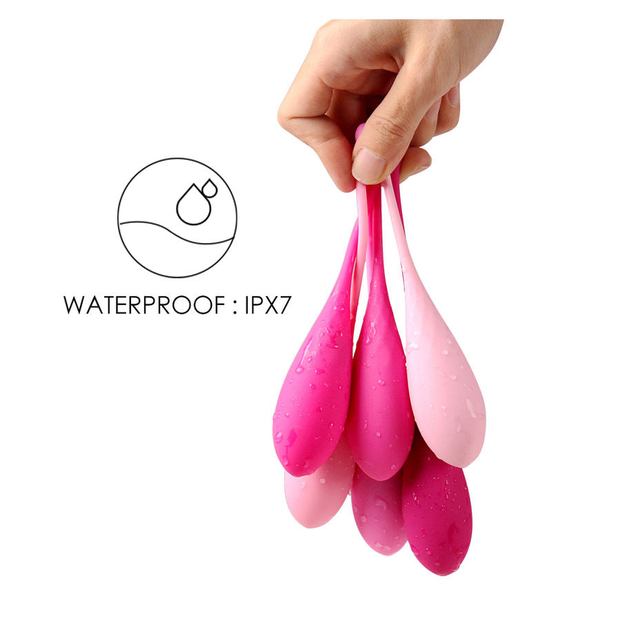 LESLIE - KEGEL FIT - Set de 6 piezas para el entrenamiento de los músculos pélvicos