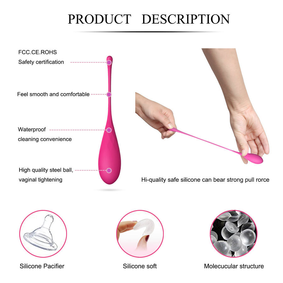 LESLIE - KEGEL FIT - Set de 6 piezas para el entrenamiento de los músculos pélvicos