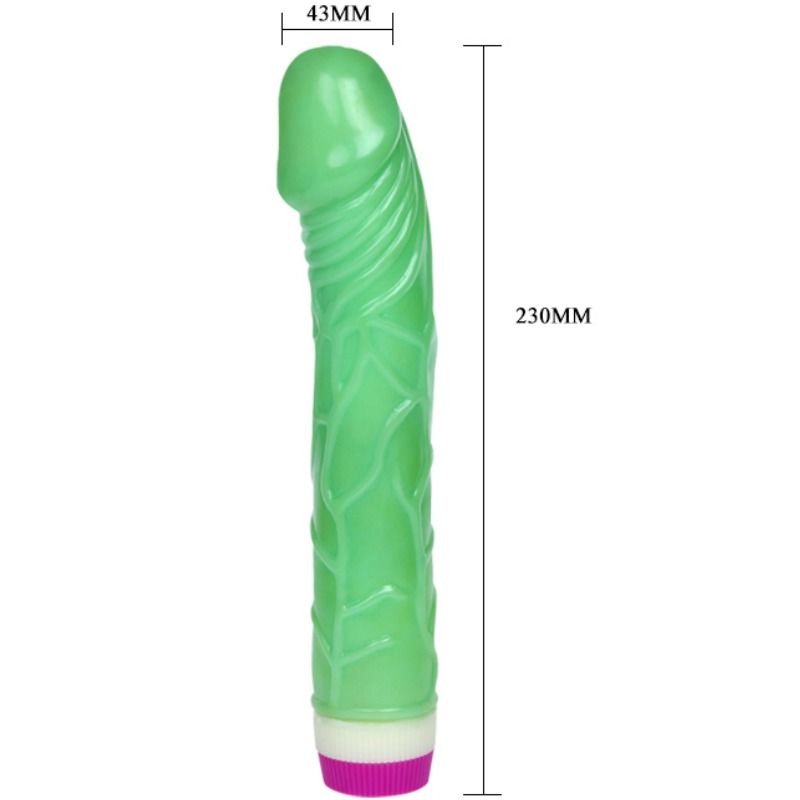 DANCE - VIBRATEUR VAGUES DE PLAISIR 23 CM VERT