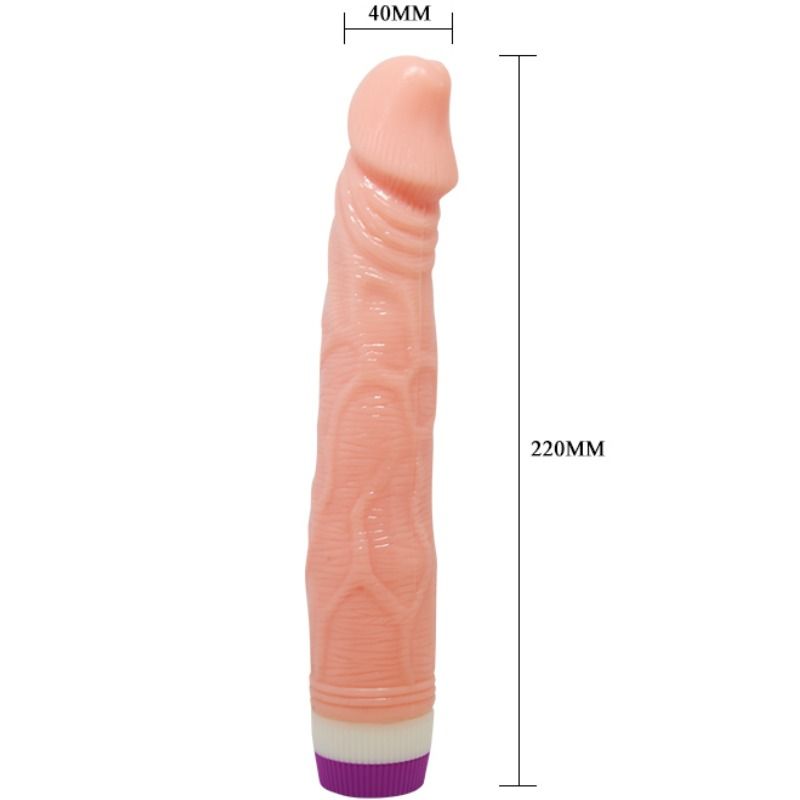 BAILE - VIBRADOR NATURAL REALISTA DE 22 CM