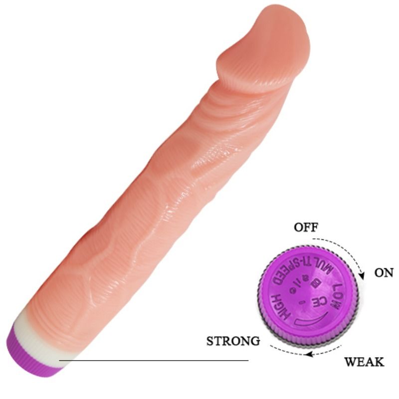 BAILE - VIBRADOR NATURAL REALISTA DE 22 CM