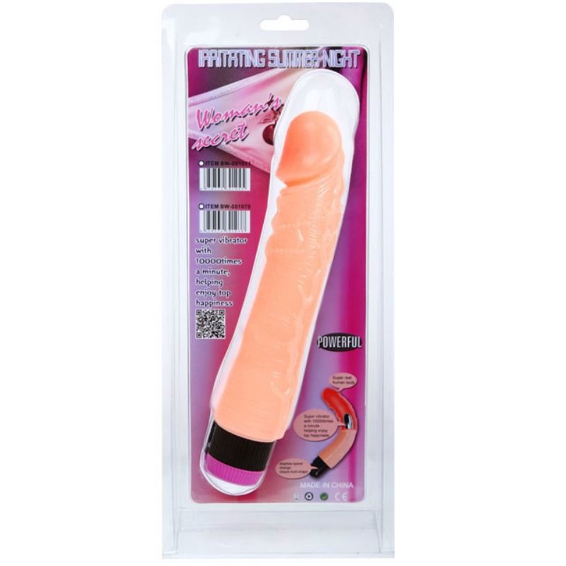 BAILE - VIBRADOR NATURAL FLEXIBLE REALISTA DE 24 CM
