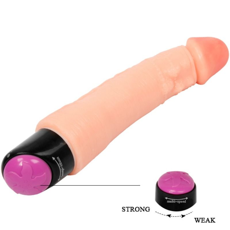 BAILE - VIBRADOR REALISTA FLEXIBLE DE 25 CM