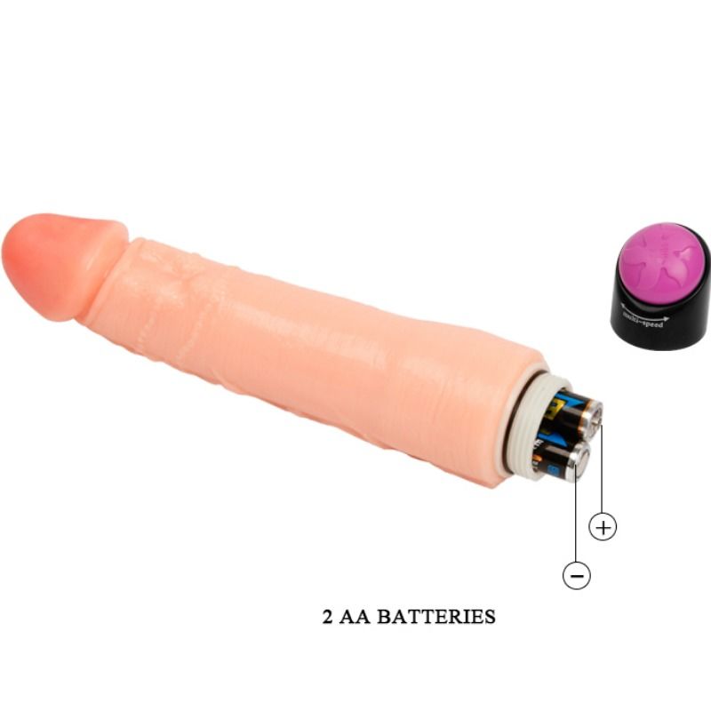 BAILE - VIBRADOR REALISTA FLEXIBLE DE 25 CM
