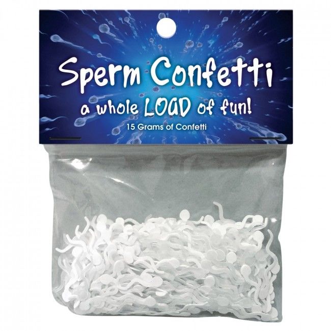 KHEPER GAMES - SPERME-SHAPED CONFETTIS