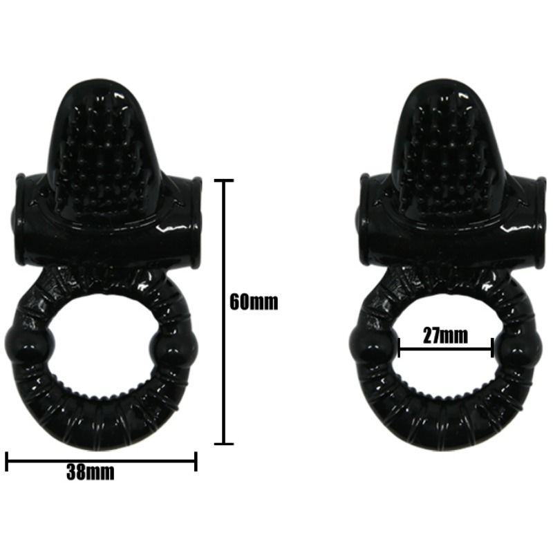 BAILE - SWEET RING ANILLO VIBRADOR CON TEXTURA CONEJO?